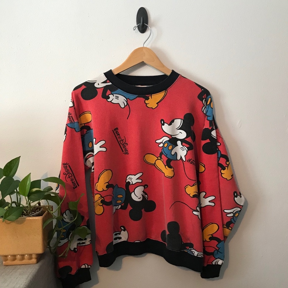 Vintage EuroDisney Mickey Mouse Sweatshirt
